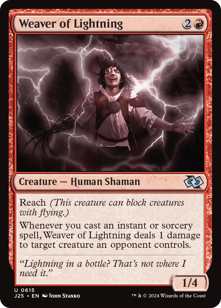 Weaver of Lightning [Foundations Jumpstart] | Jack's On Queen