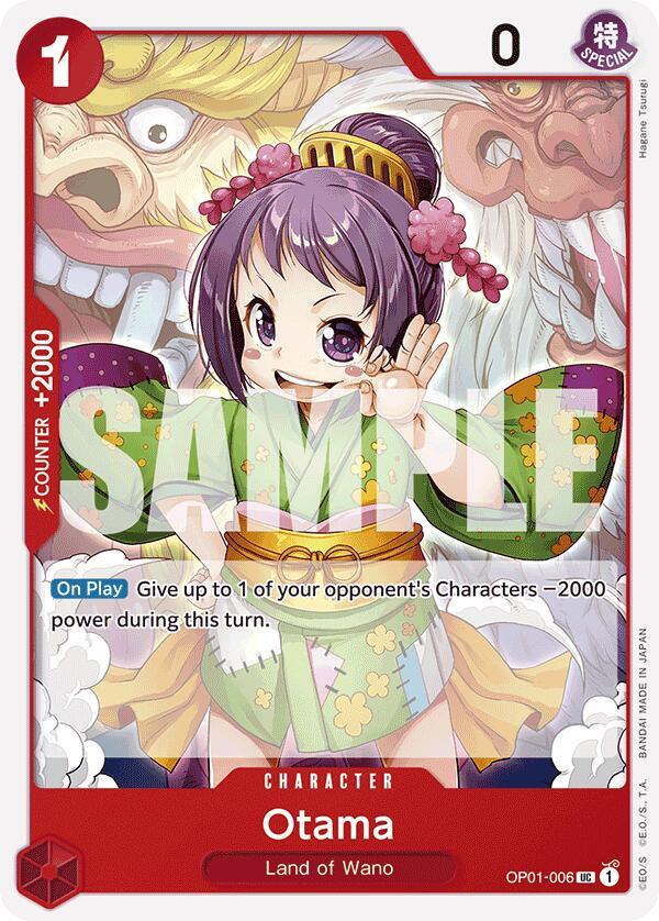 Otama (Reprint) (OP01-006) [Premium Booster -The Best-] | Jack's On Queen