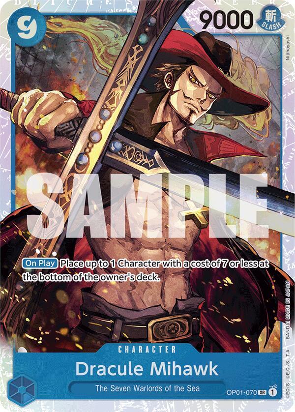 Dracule Mihawk (OP01-070) (Reprint) (OP01-070) [Premium Booster -The Best-] | Jack's On Queen