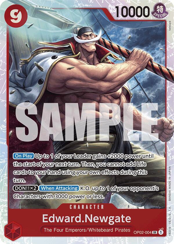Edward.Newgate (Reprint) (OP02-004) [Premium Booster -The Best-] | Jack's On Queen