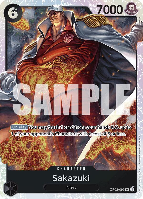 Sakazuki (Reprint) (OP02-099) [Premium Booster -The Best-] | Jack's On Queen