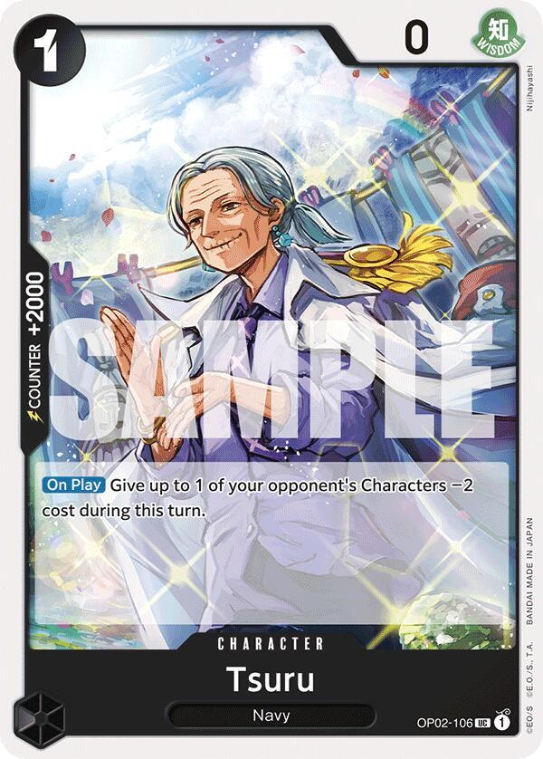 Tsuru (Reprint) (OP02-106) [Premium Booster -The Best-] | Jack's On Queen