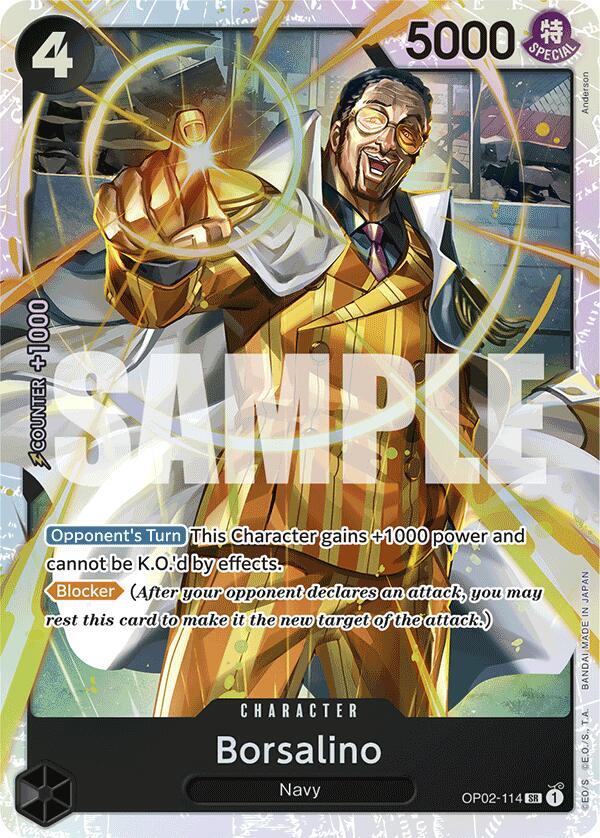 Borsalino (Reprint) (OP02-114) [Premium Booster -The Best-] | Jack's On Queen