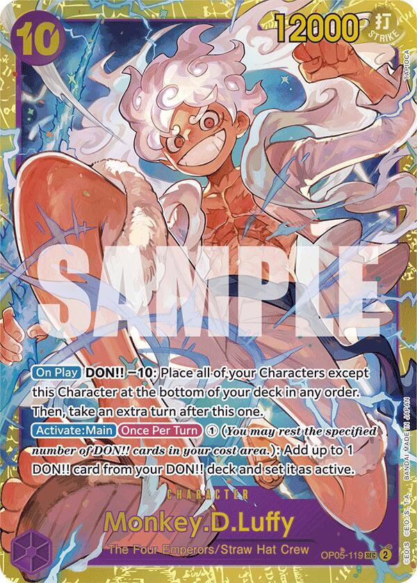 Monkey.D.Luffy (OP05-119) (Reprint) (OP05-119) [Premium Booster -The Best-] | Jack's On Queen