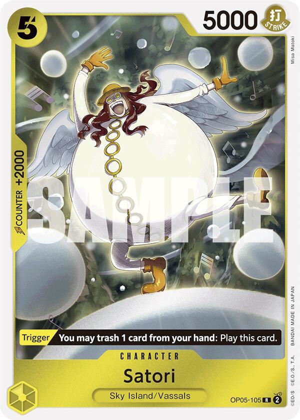 Satori (Reprint) (OP05-105) [Premium Booster -The Best-] | Jack's On Queen