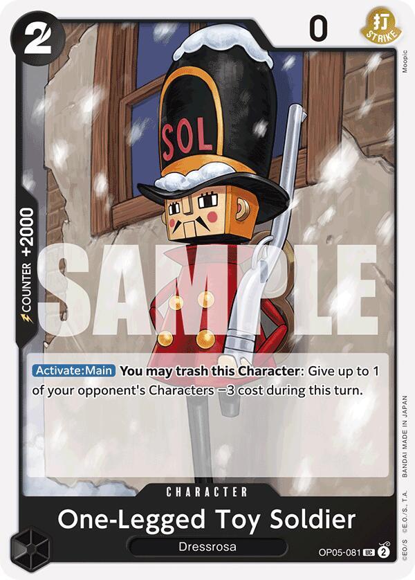 One-Legged Toy Soldier (Reprint) (OP05-081) [Premium Booster -The Best-] | Jack's On Queen