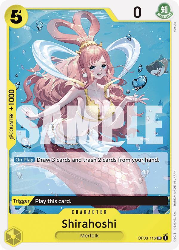 Shirahoshi (OP03-116) (Reprint) (OP03-116) [Premium Booster -The Best-] | Jack's On Queen