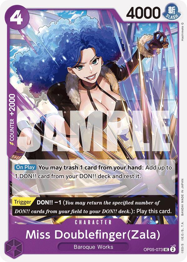 Miss Doublefinger(Zala) (Reprint) (OP05-073) [Premium Booster -The Best-] | Jack's On Queen