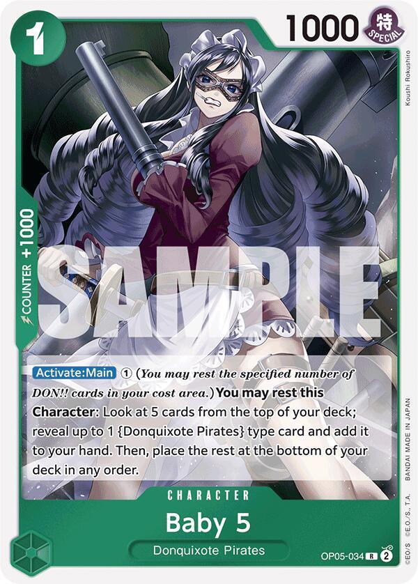 Baby 5 (OP05-034) (Reprint) (OP05-034) [Premium Booster -The Best-] | Jack's On Queen