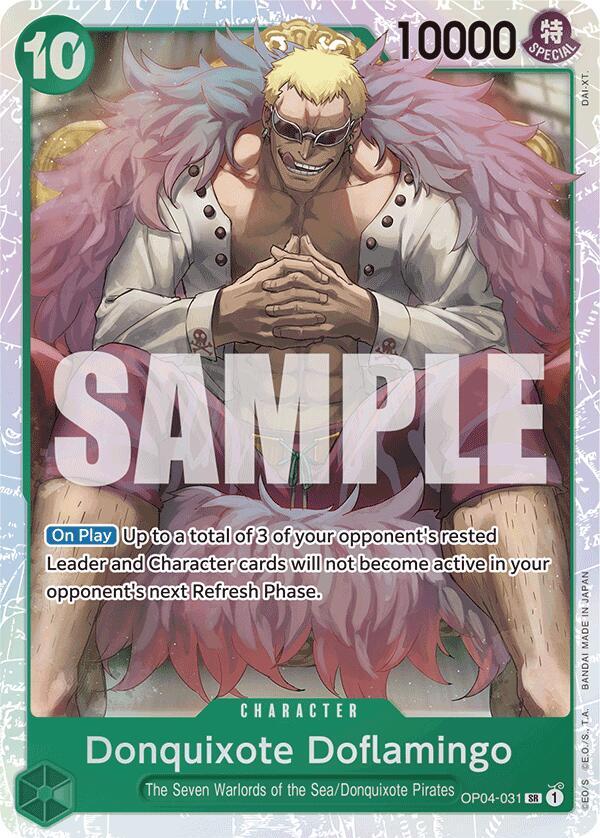 Donquixote Doflamingo (Reprint) (OP04-031) [Premium Booster -The Best-] | Jack's On Queen