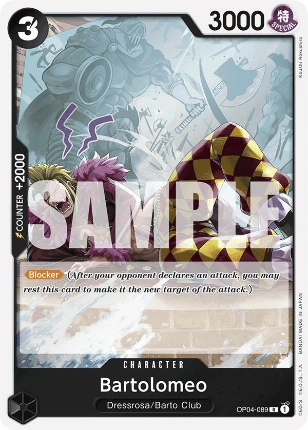 Bartolomeo (OP04-089) (Reprint) (OP04-089) [Premium Booster -The Best-] | Jack's On Queen