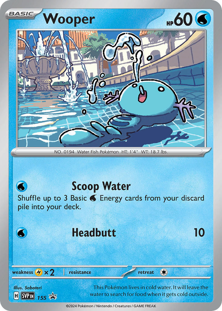 Wooper (155) [Scarlet & Violet: Black Star Promos] | Jack's On Queen