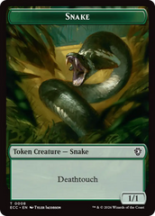 Zombie // Snake Double-Sided Token [Lorwyn Eclipsed Tokens] | Jack's On Queen