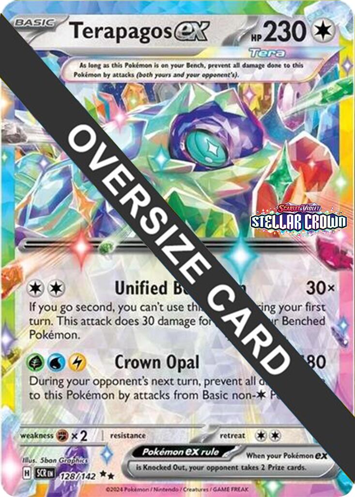 Terapagos ex (128/142) (Jumbo Card) [Scarlet & Violet: Black Star Promos] | Jack's On Queen