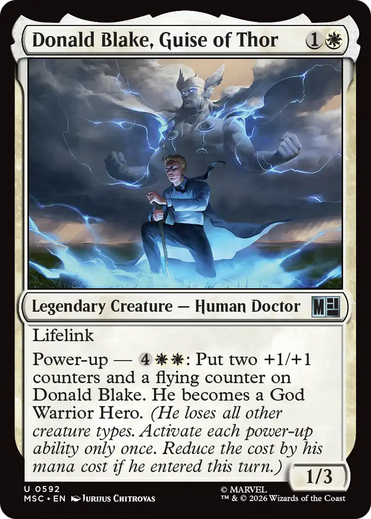 Donald Blake, Guise of Thor [Marvel Super Heroes Commander] | Jack's On Queen