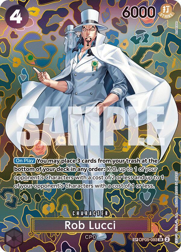 Rob Lucci (SP) (OP05-093) [Emperors in the New World] | Jack's On Queen