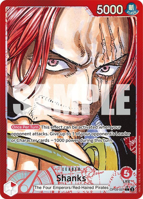 Shanks (001) (Parallel) (OP09-001) [Emperors in the New World] | Jack's On Queen