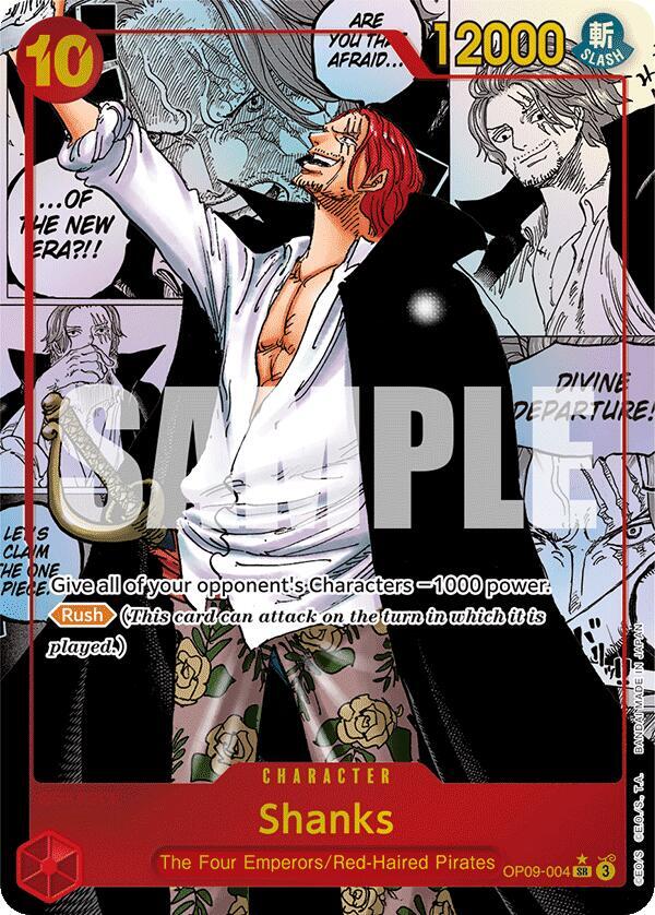 Shanks (004) (Manga) (OP09-004) [Emperors in the New World] | Jack's On Queen