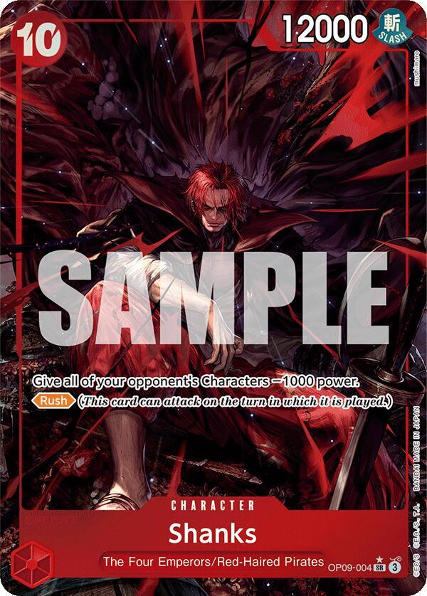 Shanks (004) (Alternate Art) (OP09-004) [Emperors in the New World] | Jack's On Queen