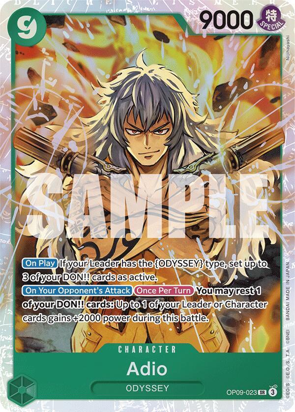 Adio (OP09-023) [Emperors in the New World] | Jack's On Queen