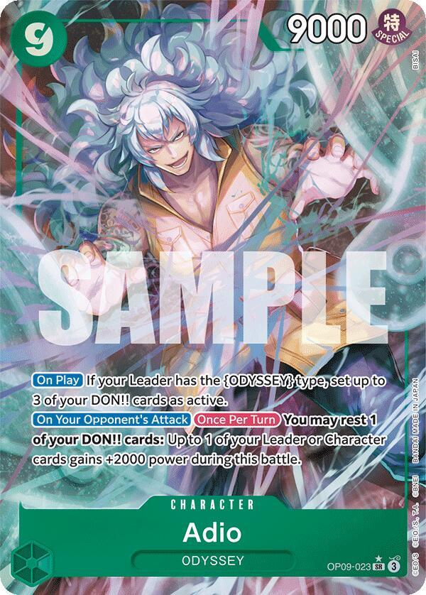 Adio (Parallel) (OP09-023) [Emperors in the New World] | Jack's On Queen