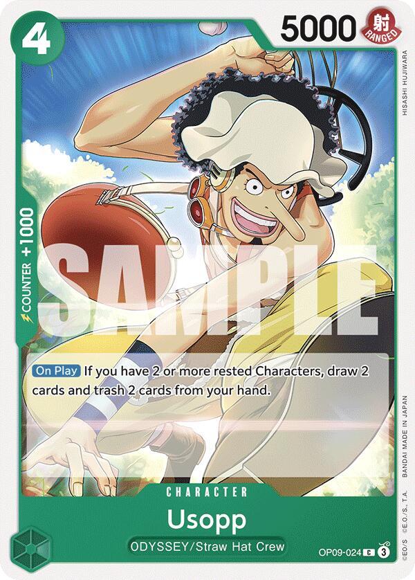 Usopp (024) (OP09-024) [Emperors in the New World] | Jack's On Queen