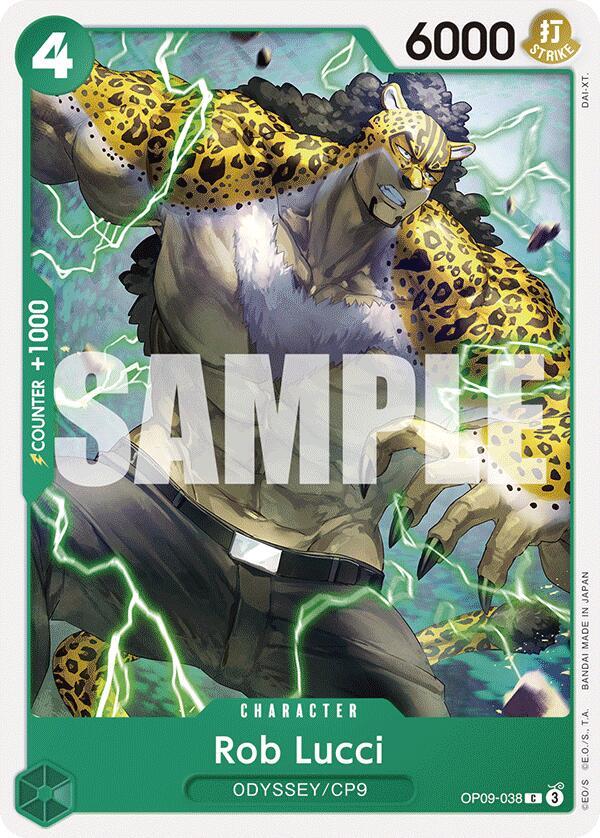 Rob Lucci (038) (OP09-038) [Emperors in the New World] | Jack's On Queen