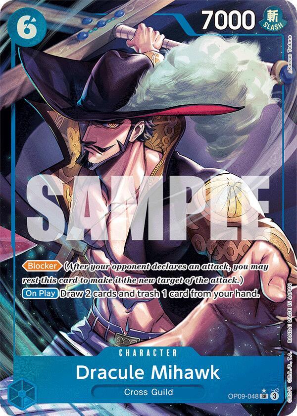 Dracule Mihawk (Parallel) (OP09-048) [Emperors in the New World] | Jack's On Queen