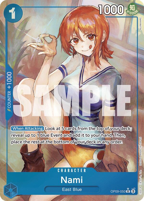 Nami (050) (Parallel) (OP09-050) [Emperors in the New World] | Jack's On Queen