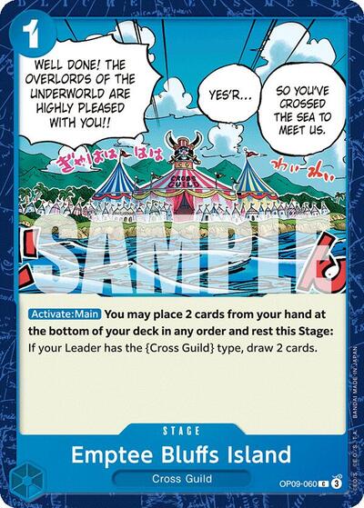 Emptee Bluffs Island (OP09-060) [Emperors in the New World] | Jack's On Queen