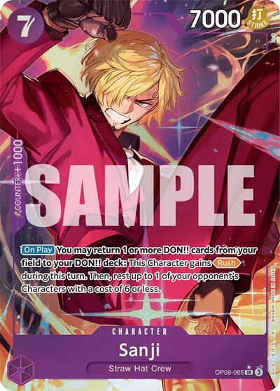 Sanji (065) (Parallel) (OP09-065) [Emperors in the New World] | Jack's On Queen