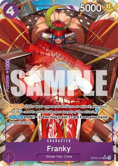 Franky (Parallel) (OP09-072) [Emperors in the New World] | Jack's On Queen