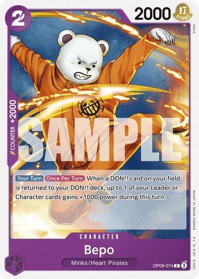 Bepo (OP09-074) [Emperors in the New World] | Jack's On Queen