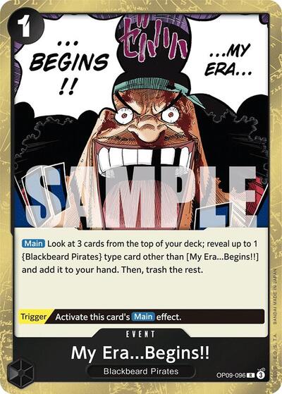 My Era...Begins!! (OP09-096) [Emperors in the New World] | Jack's On Queen