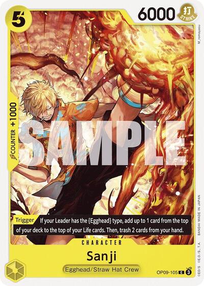 Sanji (105) (OP09-105) [Emperors in the New World] | Jack's On Queen