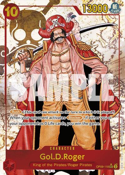 Gol.D.Roger (Alternate Art) (OP09-118) [Emperors in the New World] | Jack's On Queen