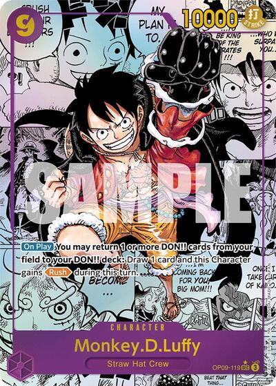 Monkey.D.Luffy (119) (Manga) (OP09-119) [Emperors in the New World] | Jack's On Queen