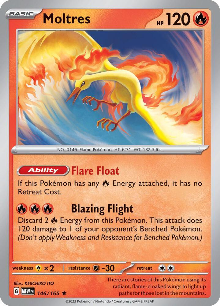Moltres (146/165 - Deck Exclusives) [Scarlet & Violet 151] | Jack's On Queen