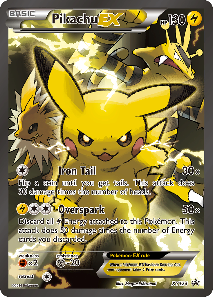 Pikachu EX (XY124) [XY: Black Star Promos] | Jack's On Queen