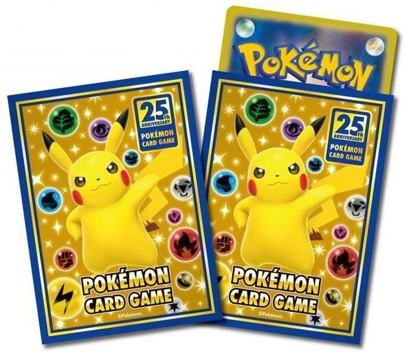 Card Sleeves - 25th Anniversary Pikachu (64-Pack) (Pokemon Center Japan Exclusive) | Jack's On Queen