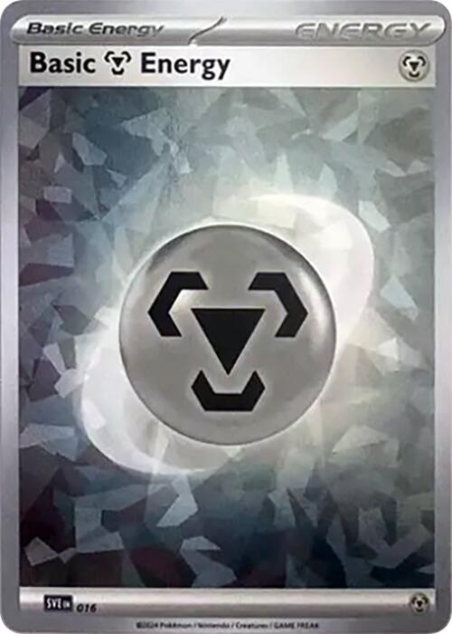 Basic Metal Energy (016) (Cracked Ice Holo) [Scarlet & Violet: Stellar Crown] | Jack's On Queen