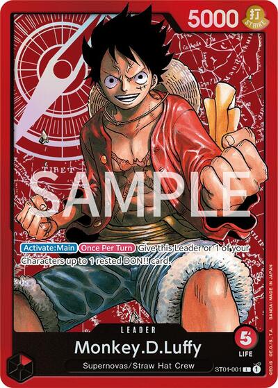 Monkey.D.Luffy (ST01-001) [Revision Pack Cards] | Jack's On Queen
