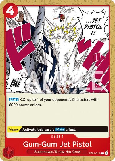 Gum-Gum Jet Pistol (ST01-015) [Revision Pack Cards] | Jack's On Queen