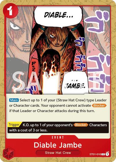 Diable Jambe (ST01-016) [Revision Pack Cards] | Jack's On Queen