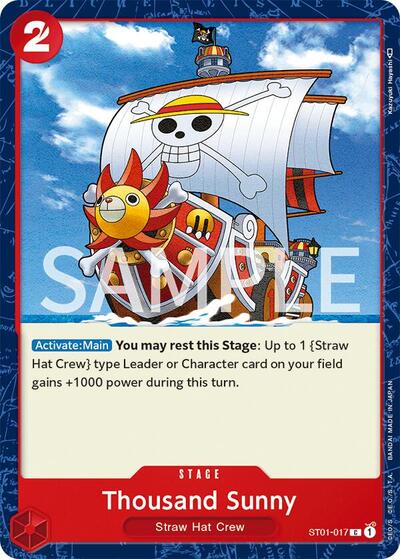 Thousand Sunny (ST01-017) [Revision Pack Cards] | Jack's On Queen