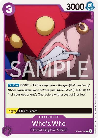 Who's.Who (ST04-010) [Revision Pack Cards] | Jack's On Queen