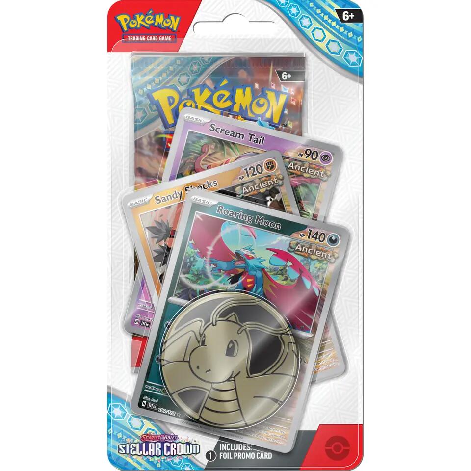 Scarlet & Violet: Stellar Crown - Premium Checklane Blister [Roaring Moon] | Jack's On Queen