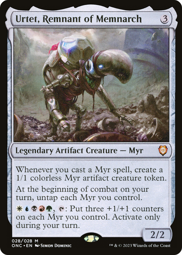 Urtet, Remnant of Memnarch [Phyrexia: All Will Be One Commander] | Jack's On Queen