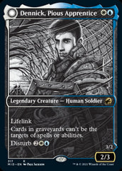 Dennick, Pious Apprentice // Dennick, Pious Apparition (Showcase Eternal Night) [Innistrad: Midnight Hunt] | Jack's On Queen