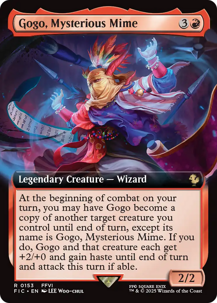 Gogo, Mysterious Mime (Extended Art) [FINAL FANTASY Commander] | Jack's On Queen